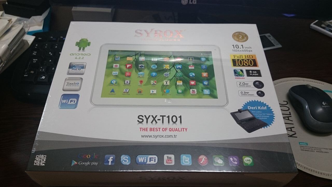 Syrox Tablet  Syx-t101 Yazılım Yükleme Orjinal